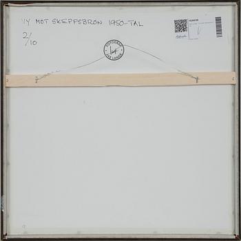 Åke Lange, "Vy mot Skeppsbron 1950-tal".
