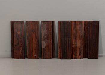 POUL CADOVIUS, a rooswood 'Royal system' shelving unit, third quater of 20th century, Denmark.