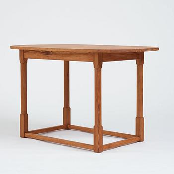 Carl Malmsten, a stained pine table, Sweden 1930's.