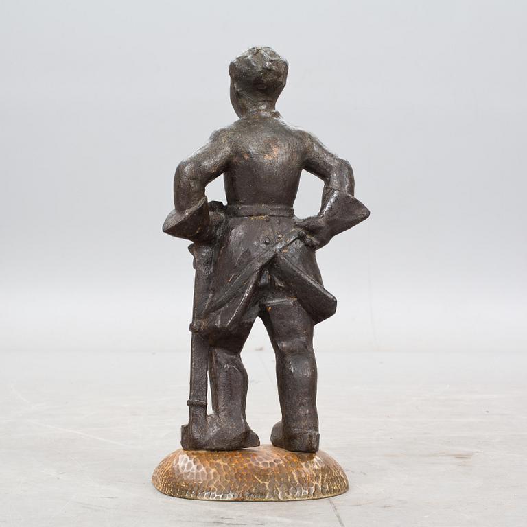 ALLAN EBELING, skulptur, gjutjärn, ej signerad.