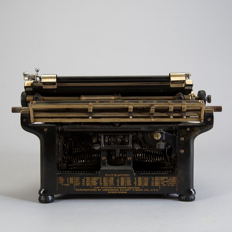 An Underwood typewriter, USA, early 20th Century.