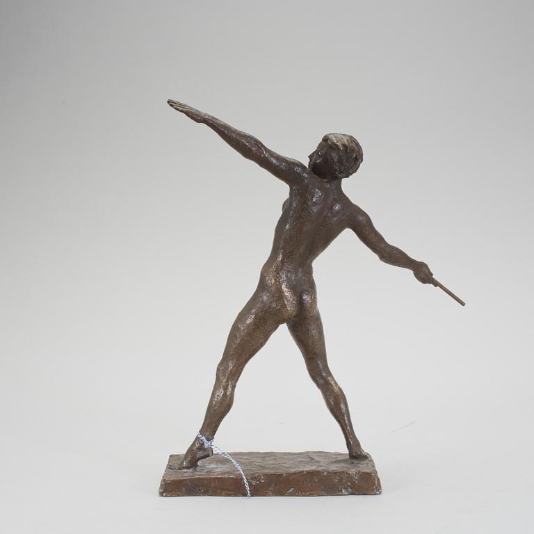 ASTRID BEGAS, skulptur, brons, signerad.