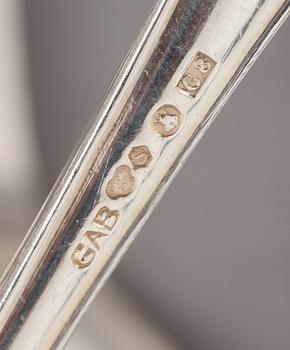 BESTICK, 24 delar, silver, 1900-tal. Vikt ca 815 gram.