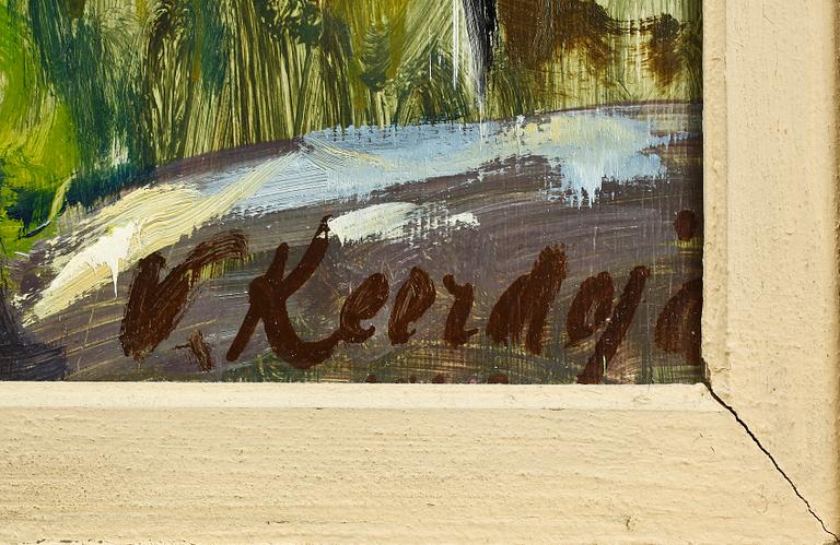 VERONIKA KEERDOJA, olja på pannå, sign.