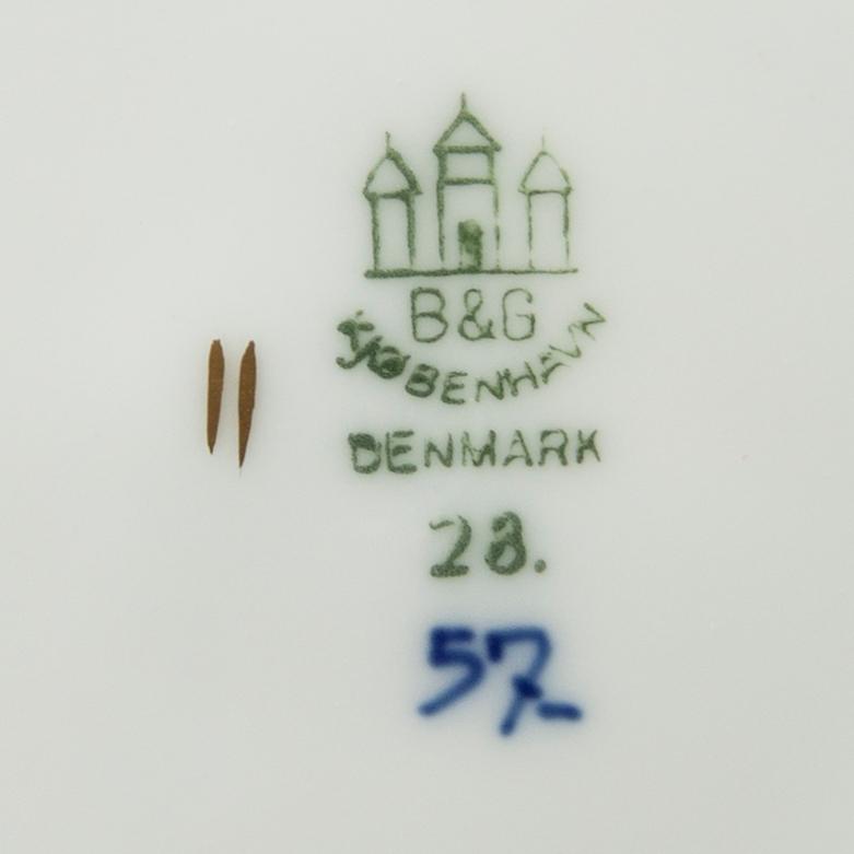 BING & GRÖNDAHL, kaffeservis, 29 dlr, 1900-talets mitt.