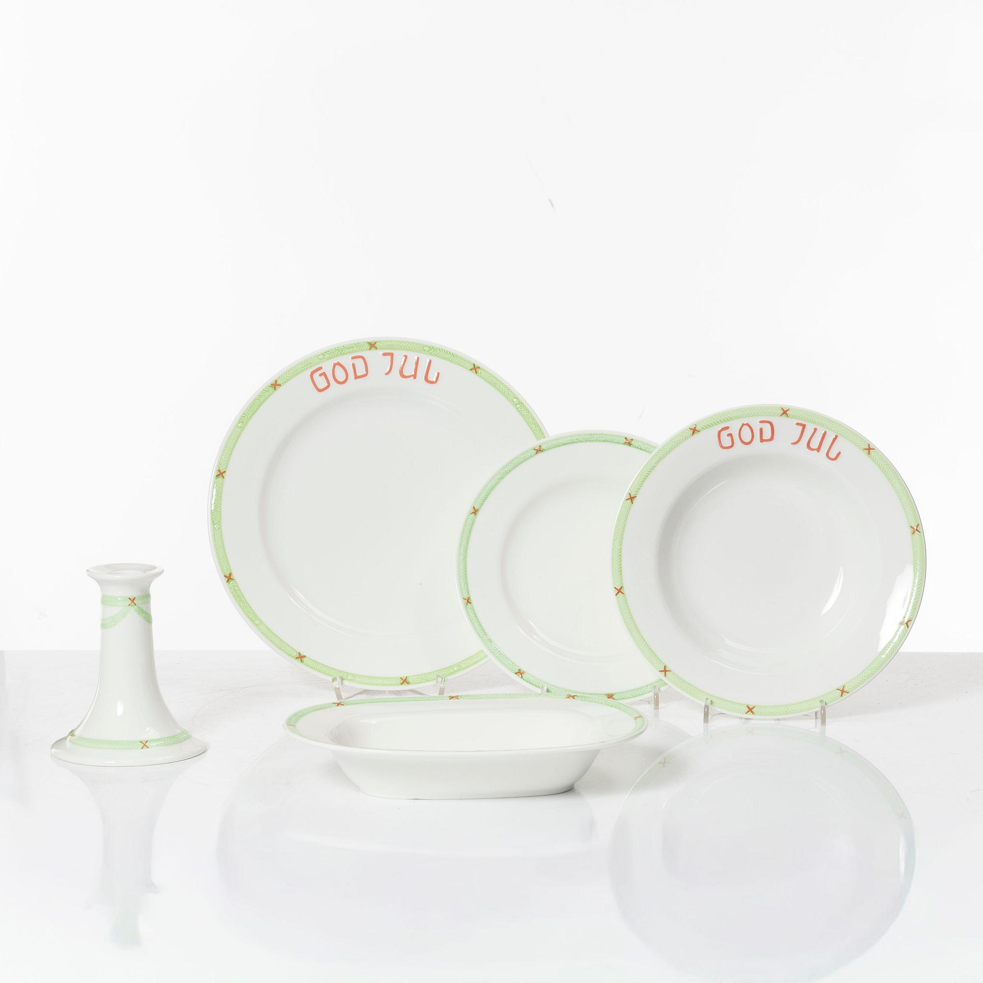 Julservis, "God Jul", 21 delar, Rörstrand,