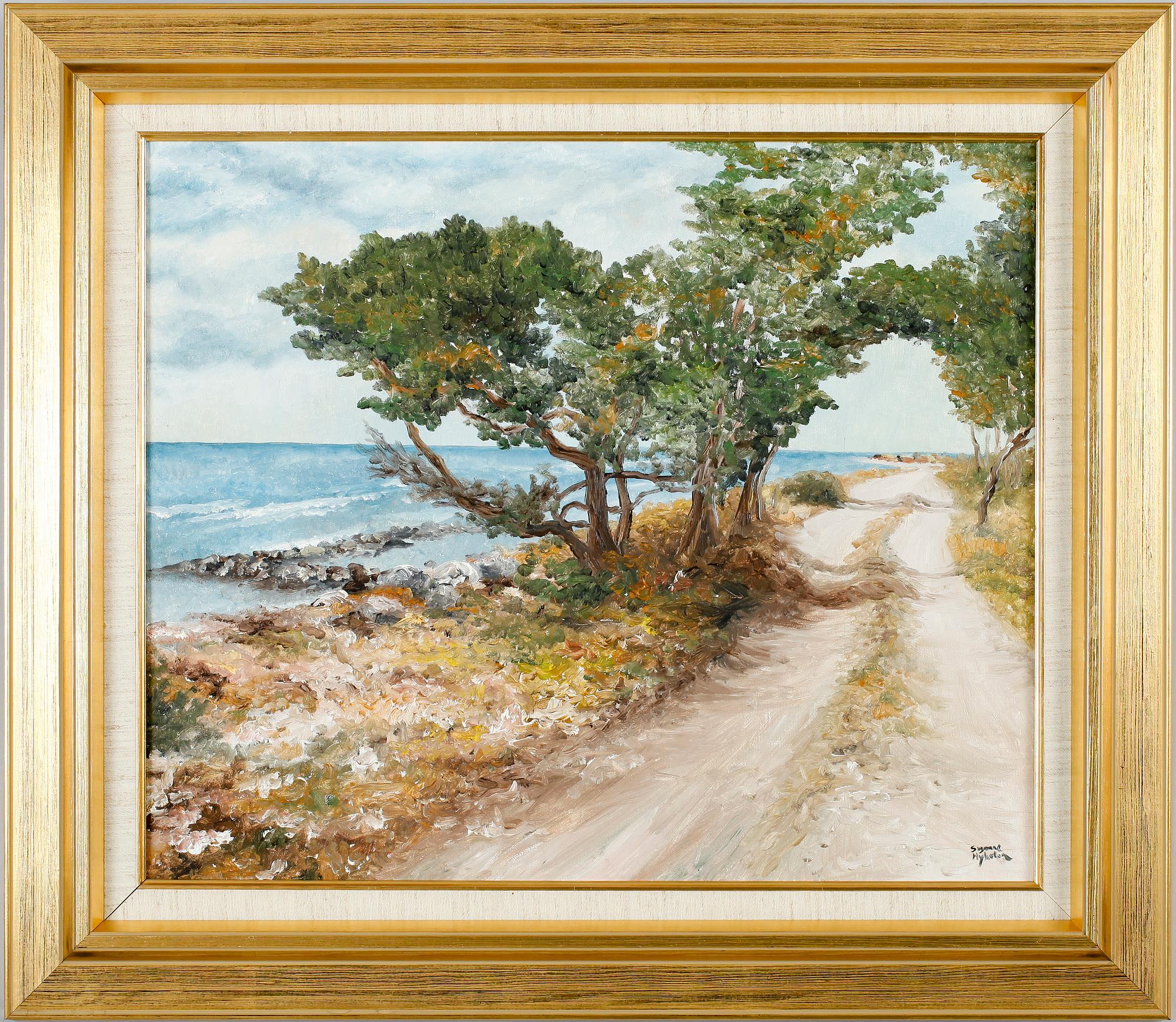 SUSANNE NYHOLM, olja på duk, sign.