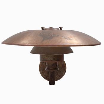 POUL HENNINGSEN, a PH copper wall light, Louis Poulsen, Denmark.