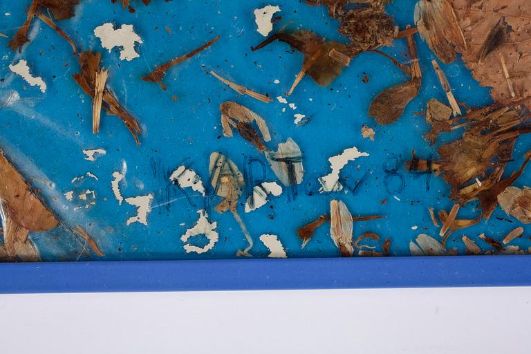 KJARTAN SLETTEMARK, collage, signerad och daterad - 84.