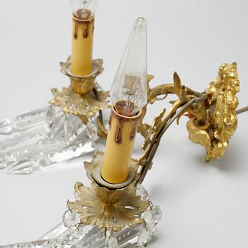 A pair of sconces, second half of the 19th century.
