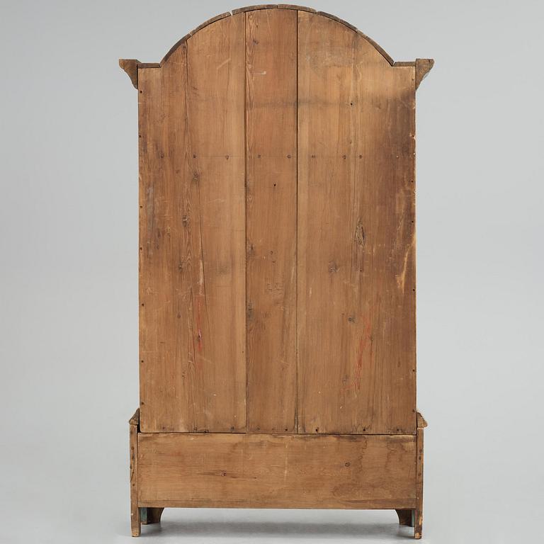 A Swedish polychrome-painted cabinet from Jämtland, presumably painted by Pehr Sundin (1760-1827).