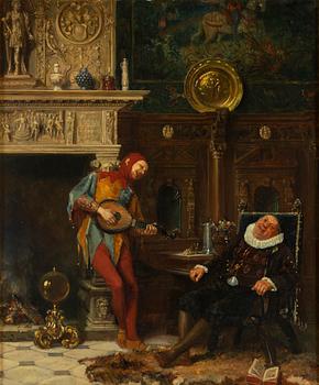 VINCENT STOLTENBERG-LERCHE, olja på duk, signerad och daterad -87.