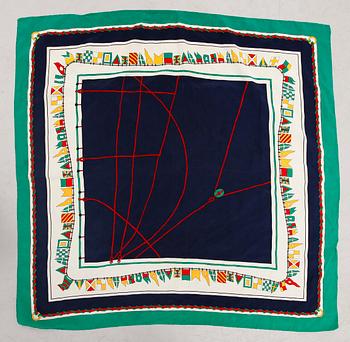 SCARVES, 4 st, bla Christian Dior, 1900-talets tredje kvarta.