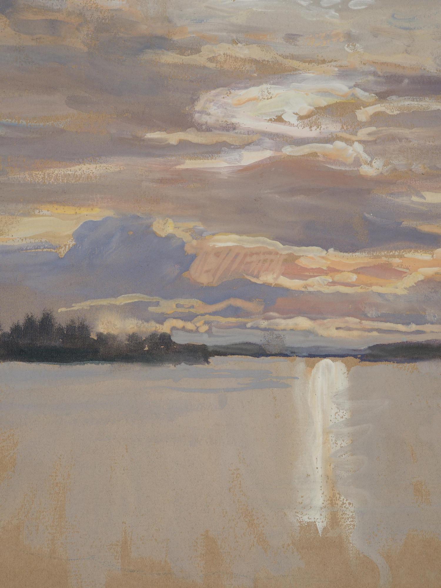 Eero Järnefelt, Solnedgång över havet.