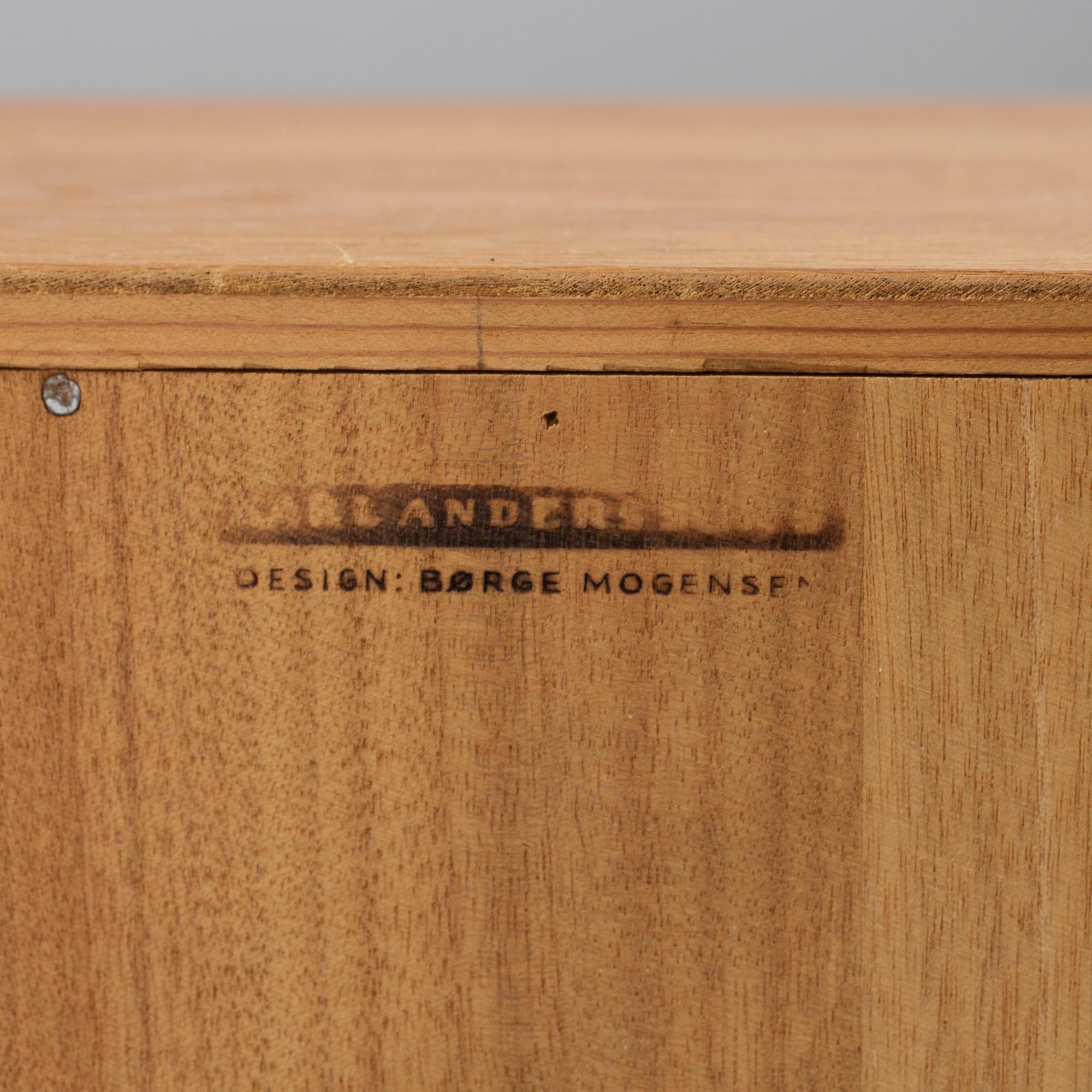 BØRGE MOGENSEN, sekretär på benställning, "Öresund", 1900-talets andra hälft.