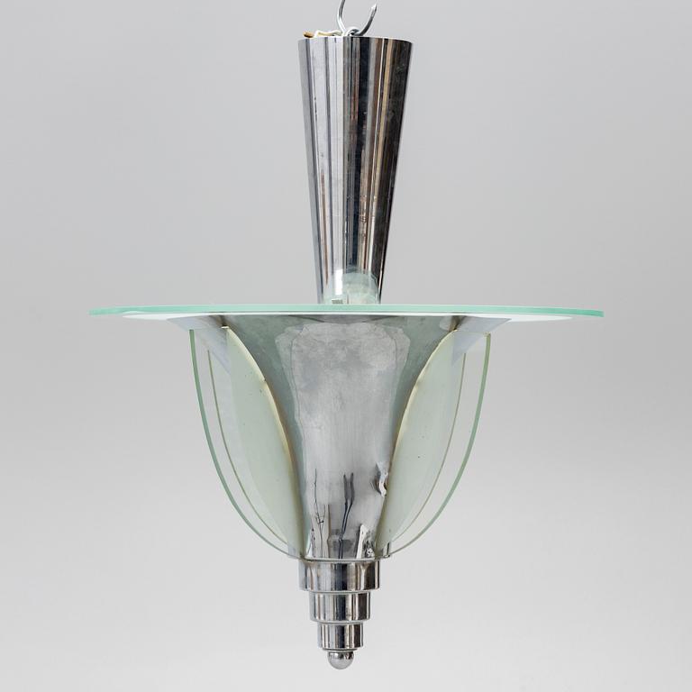 Henri Petitot, attributed to, ceiling lamp, France, Art Deco, 1930s.