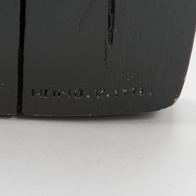 HEIMO VIROLAINEN, relief, painted wood, signed and dated 1972.