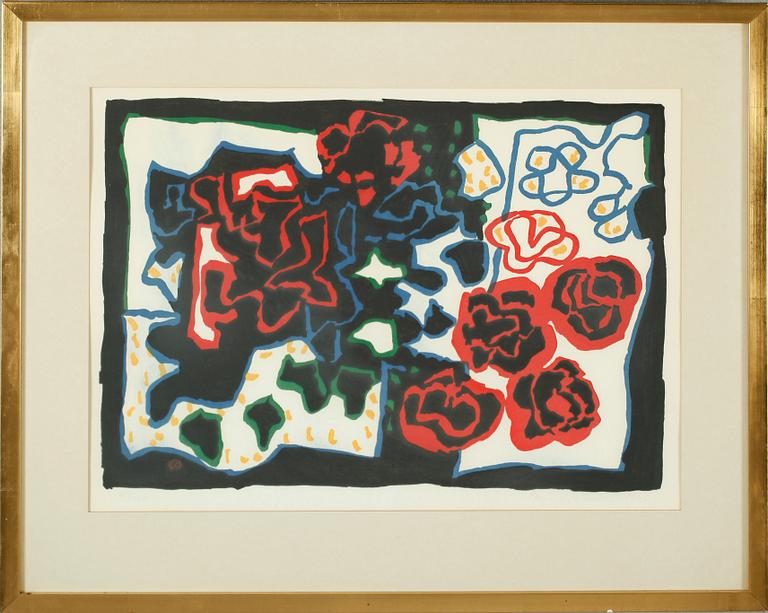 LENNART RODHE, färglitografi, signerad och numrerad.