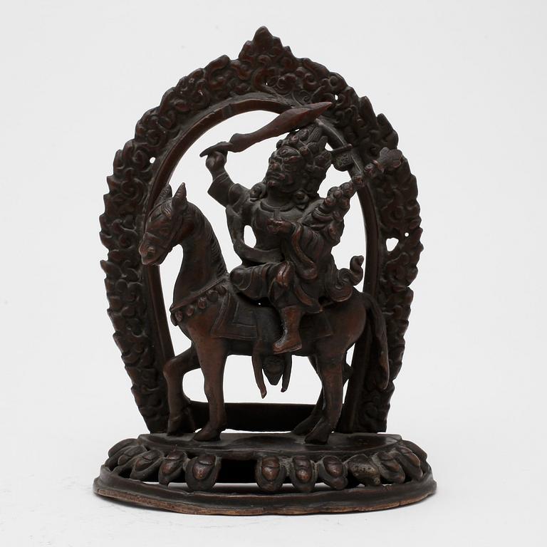 FIGURIN, brons, Nepal, 1900-tal.