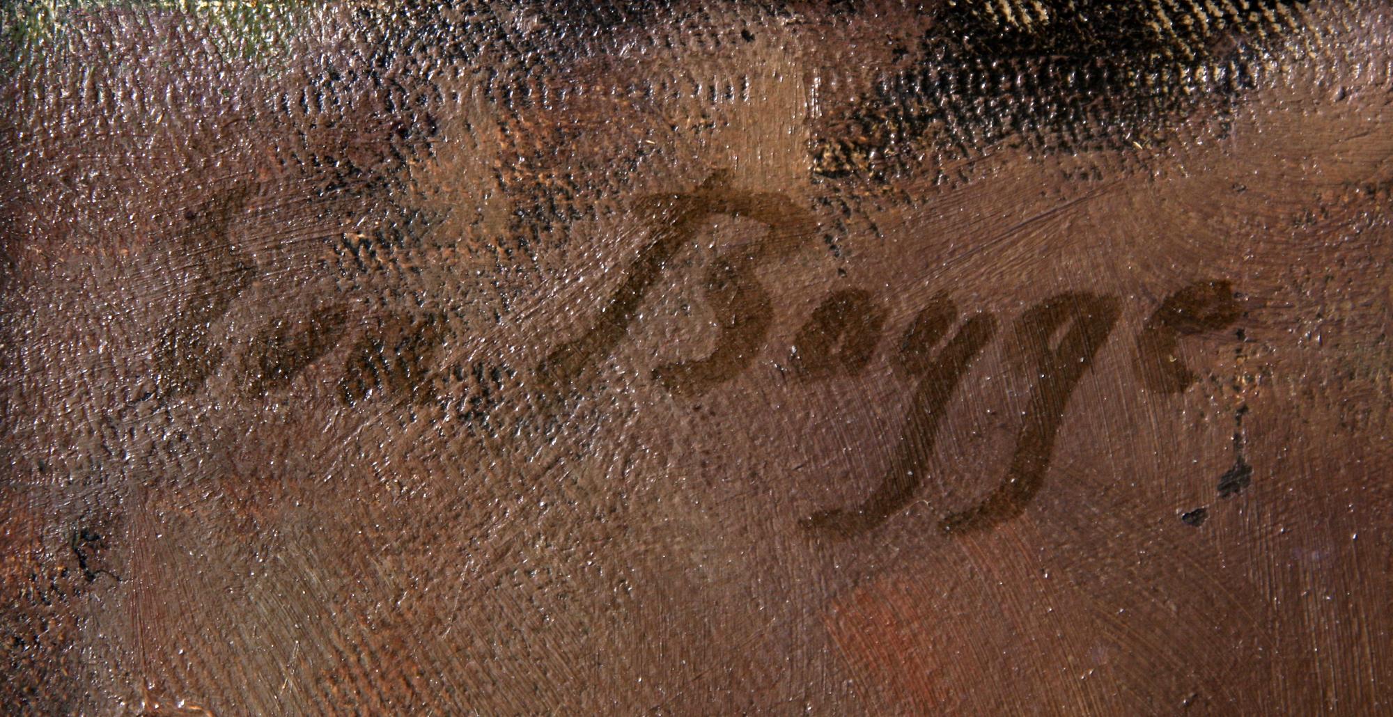 EVA BAGGE, oljemålning på duk, sign.