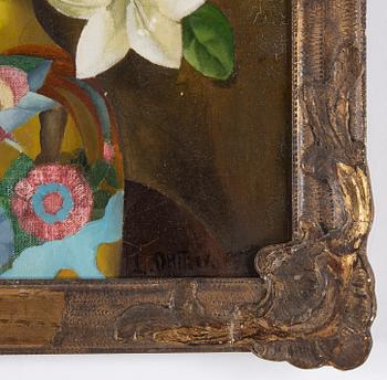 LYDIA DMITRIEVSKIJ, oil on canvas, signed.