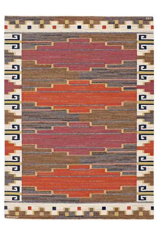 Märta Måås-Fjetterström, A CARPET, "Bruna heden", flat weave, ca 210 x 152,5 cm, signed AB MMF MN.