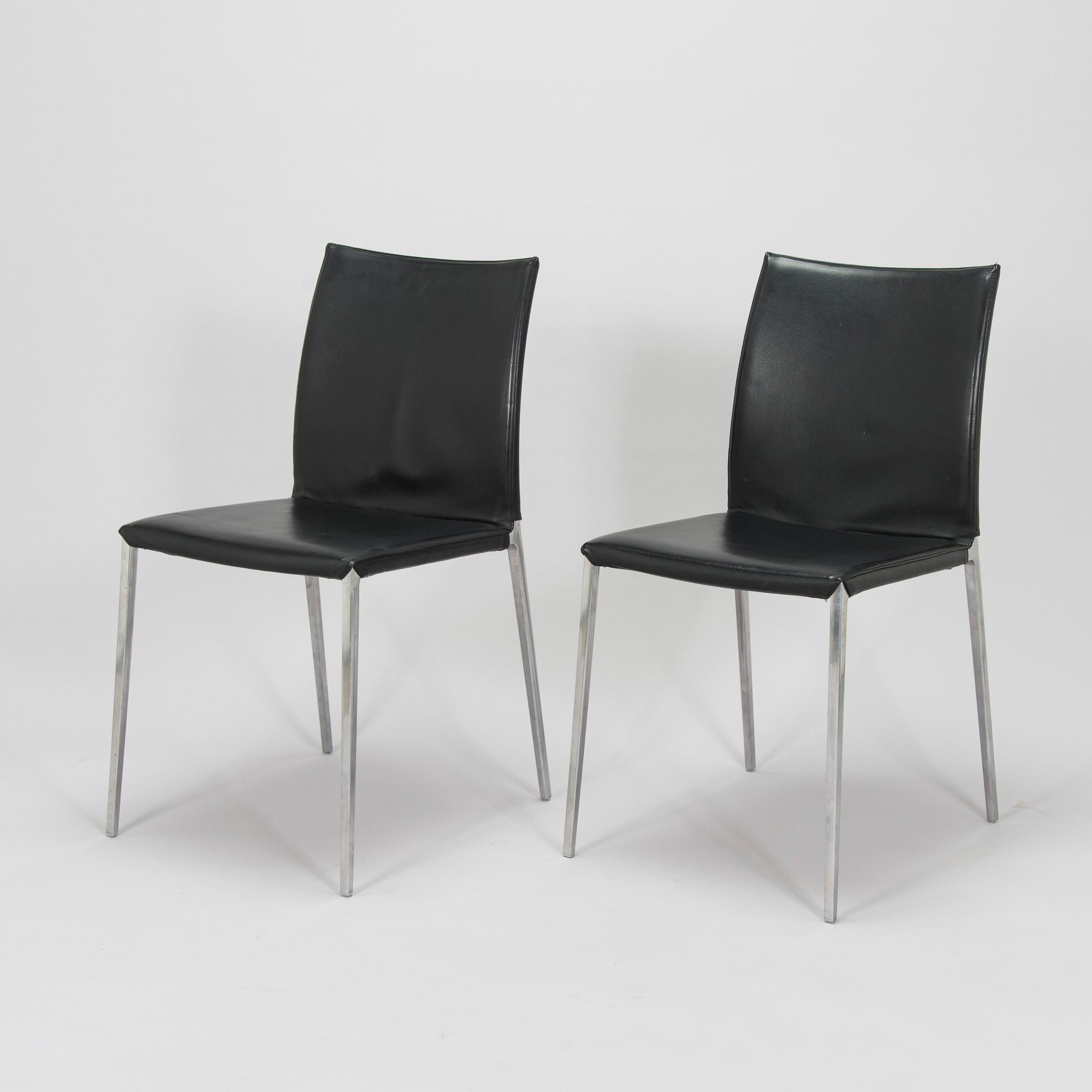 Roberto Barbieri, A set of eight "Lia" chairs for Zanotta, Italy 2007.