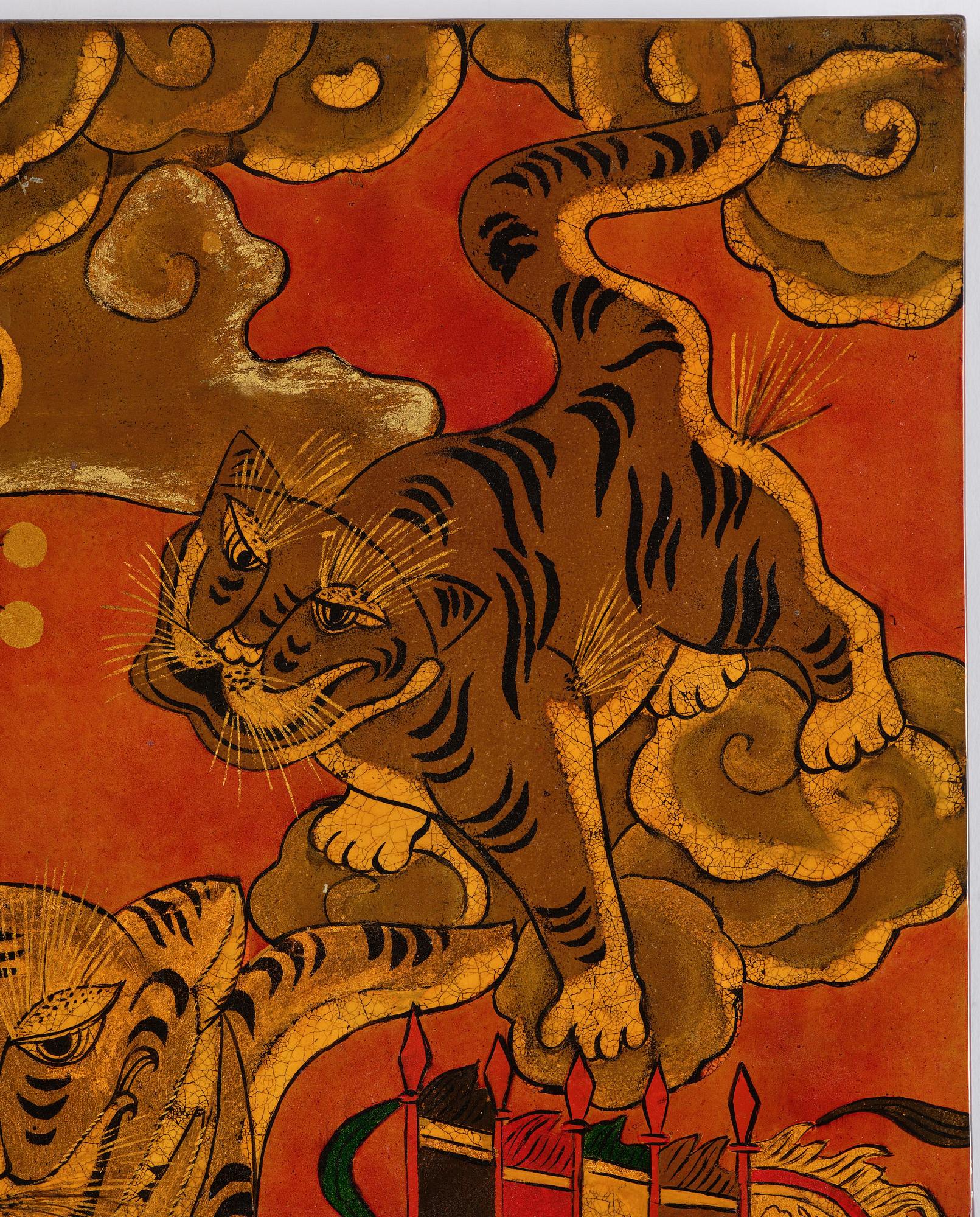 Toan Nguyen Duc, "Five Tigers"/"Cinq tigres", 1985.