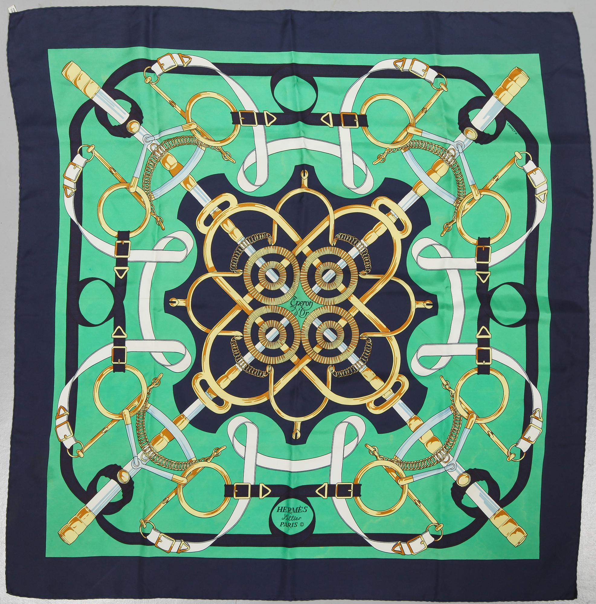 SCARF,  "Eperon d´Or", Hermès.