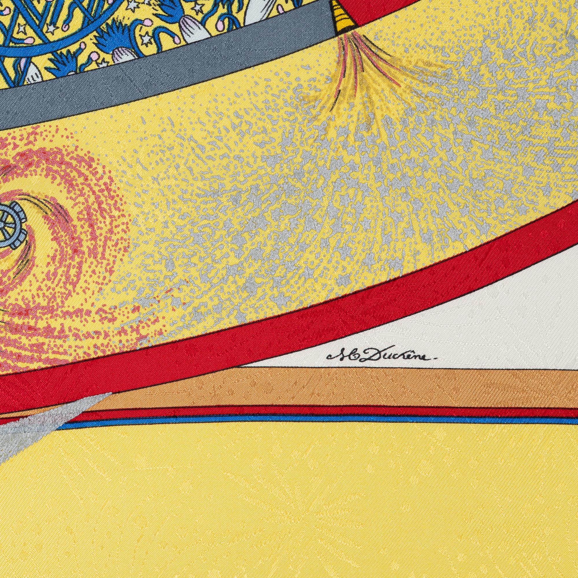 Hermès, scarf, "Feux d'Artifice".