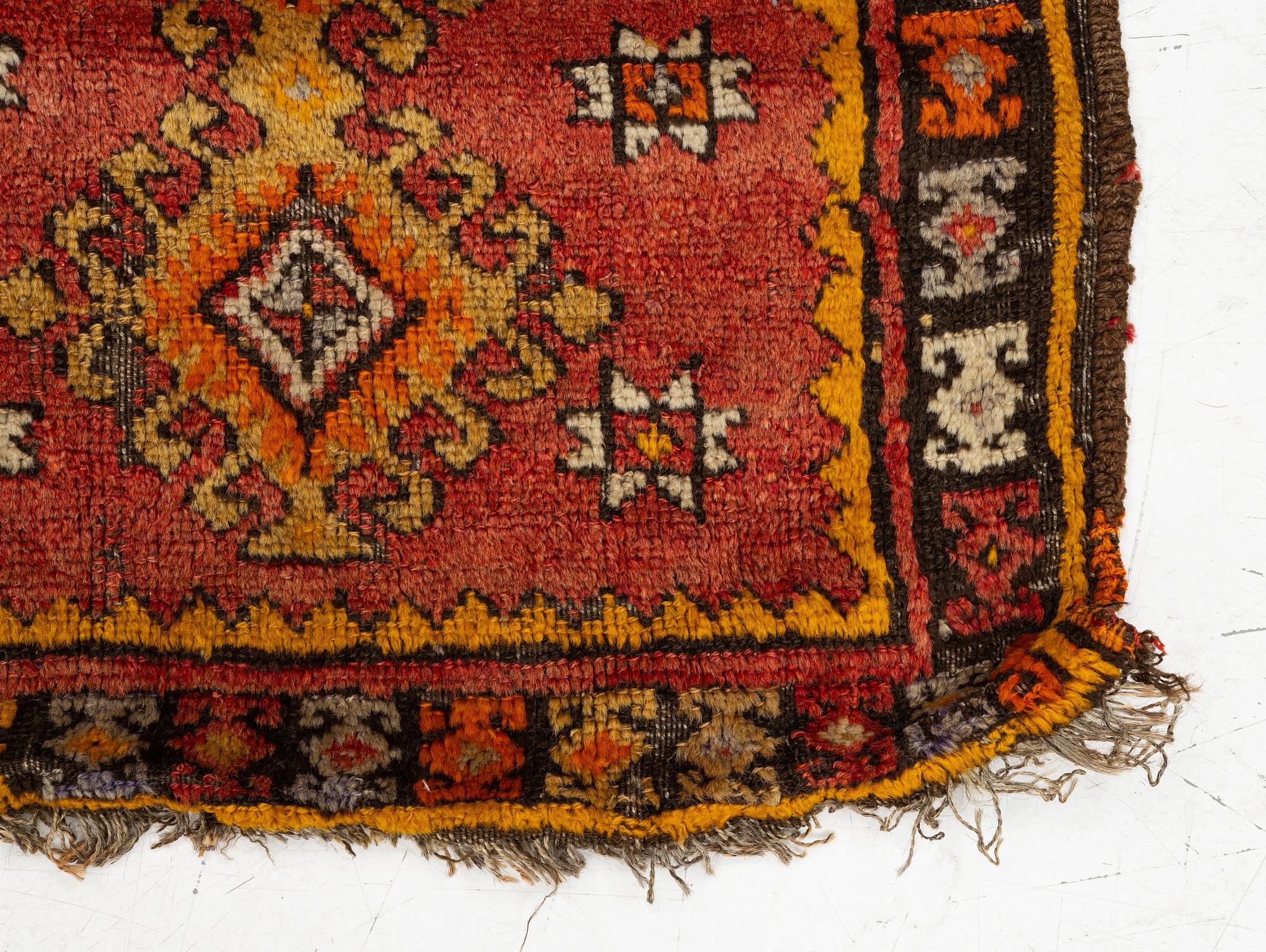 An Antique Anatolian Pillow, possibly from the Sivas area, c. 118 x 60 cm.
