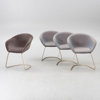 Armchairs, 3+1, Arper, Italy.