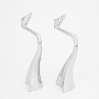 Matthew Hilton, ljusstakar, ett par, "Swan", Escapade.