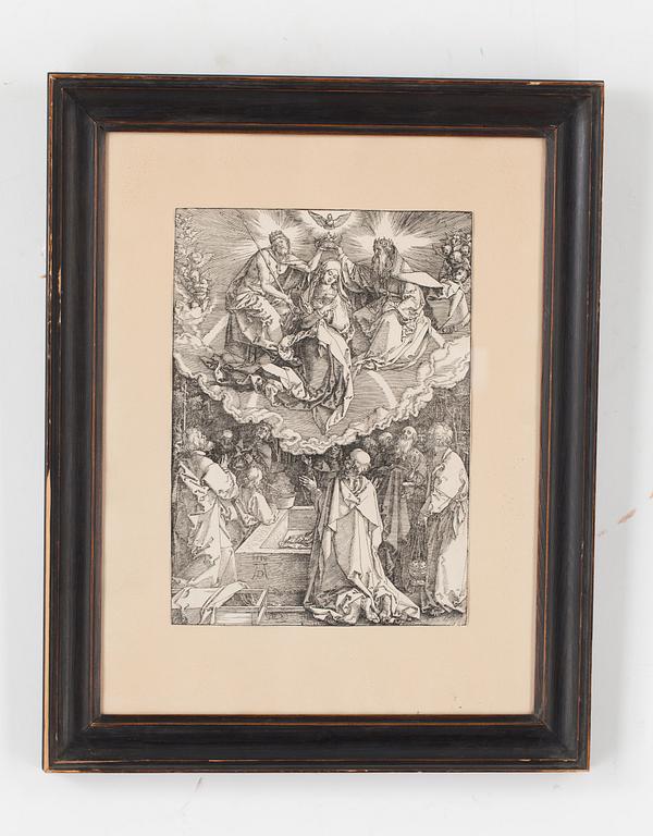 Albrecht Dürer, Five prints from: "The life of the Virgin".