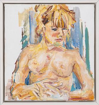 Elin Källman, Portrait in half profile.