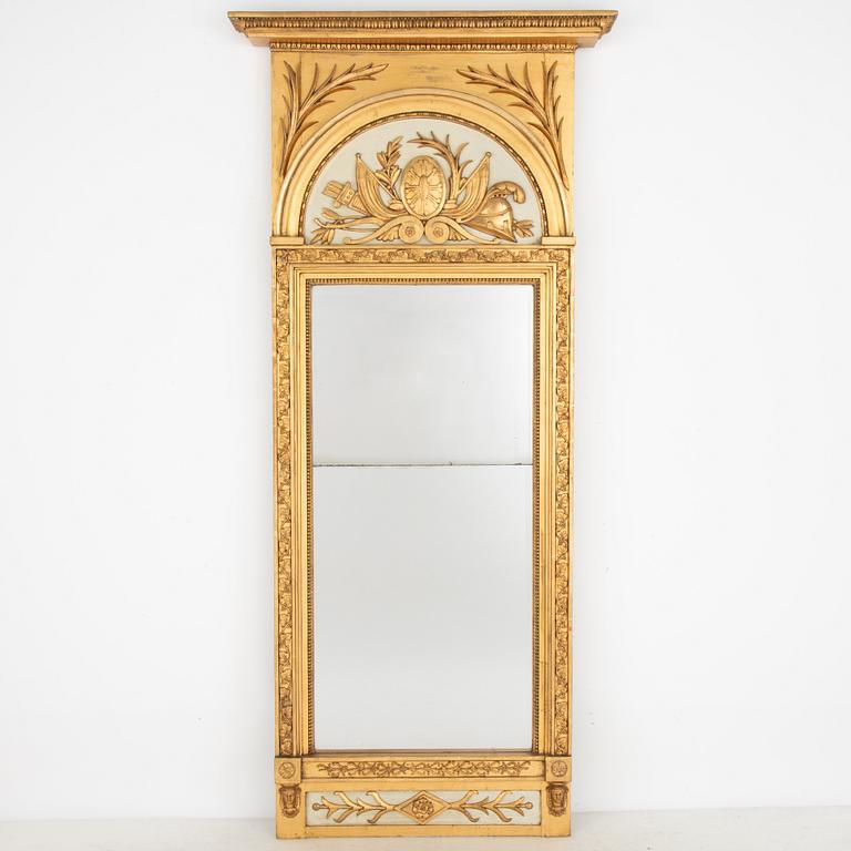 An Empire mirror, first half of the 20th Century.