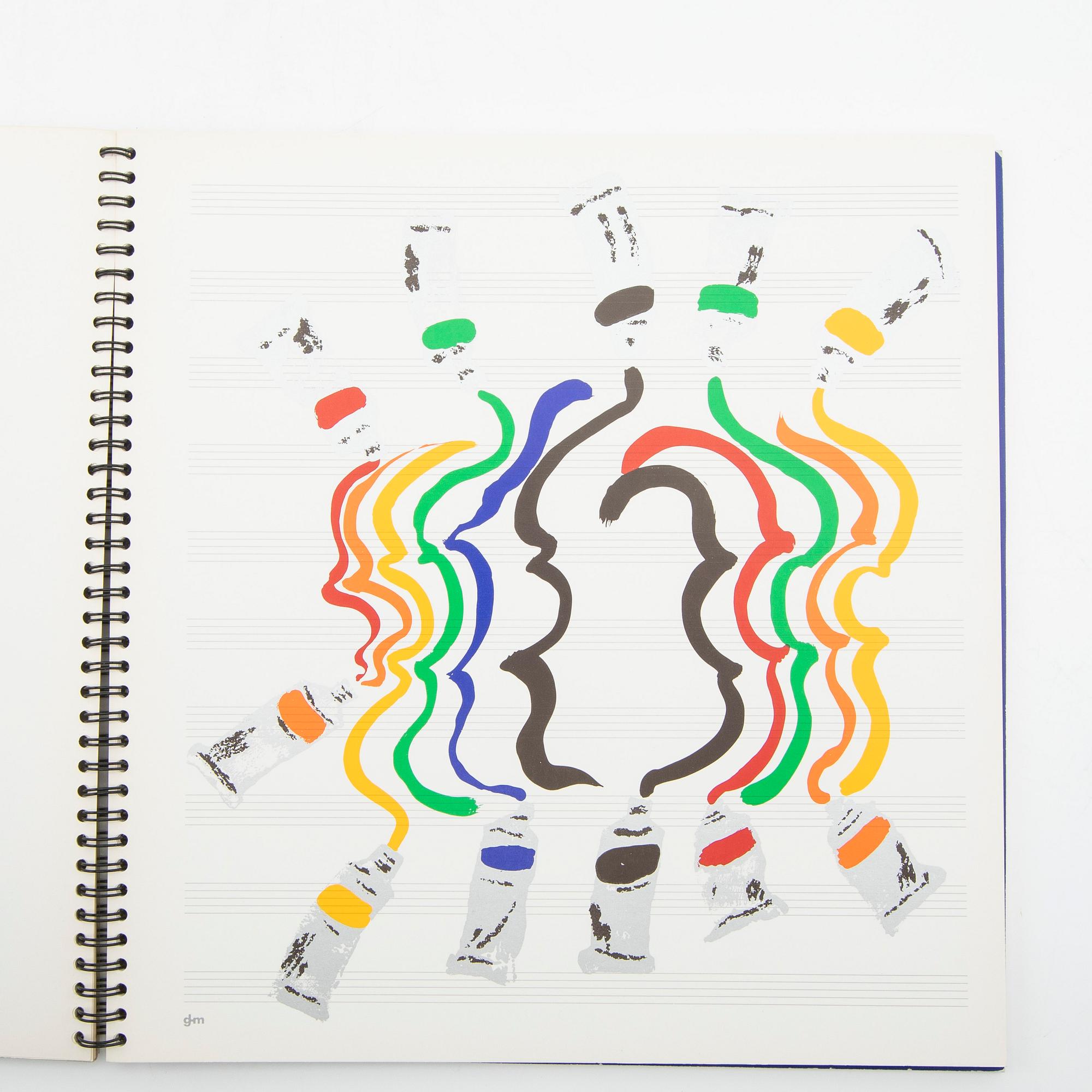 Art books 6 pcs; 3 x Arman, 2 x Wunderlich, 1 x Cesar (signed).