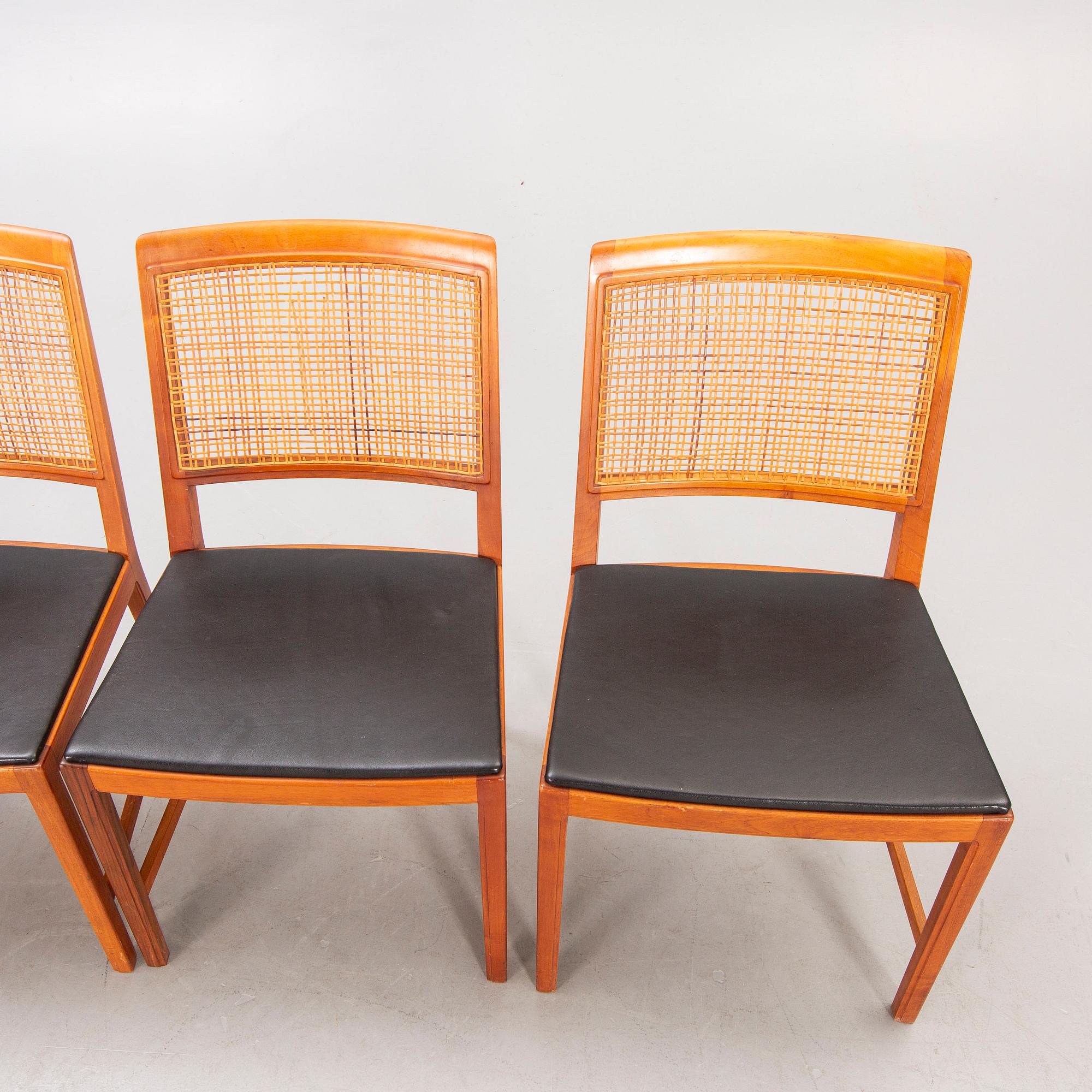 Bertil Fridhagen, stolar 4 st Bodafors 1960-tal.