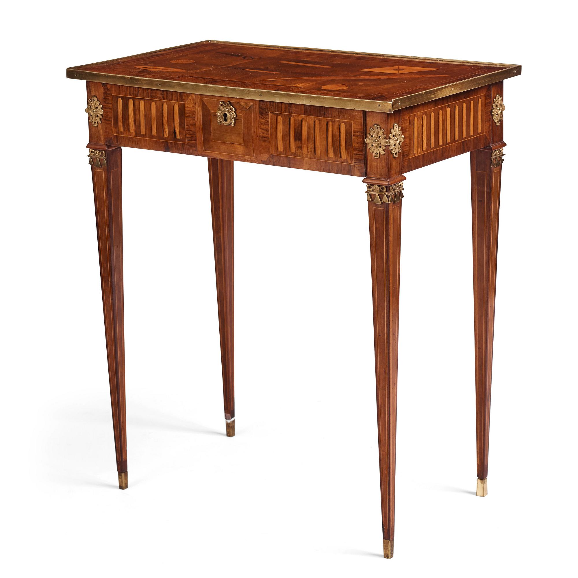Bord, utfört i Gottlieb Iwerssons verkstad av Peter Rundgren (verksam i Stockholm 1779-1785), Gustavianskt.