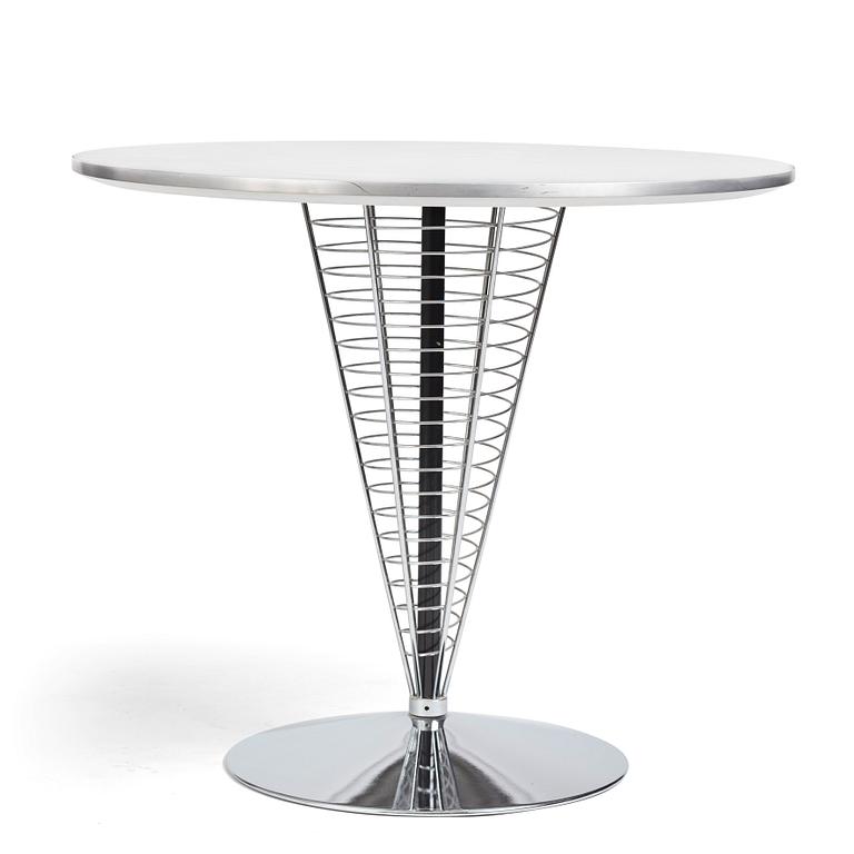 Verner Panton, soffbord, "Wire Cone Table", Fritz Hansen, Danmark, 1988.