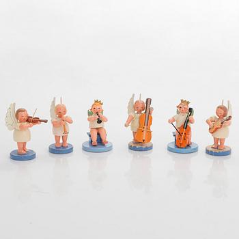 A 16-piece Angel orchestra, Germany mid-20th century.