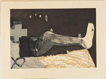 Antoni Tàpies, "La cama".