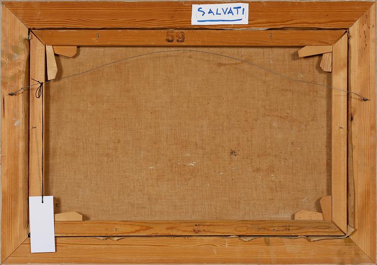 GIUSEPPE SALVATI, olja på duk, signerad.