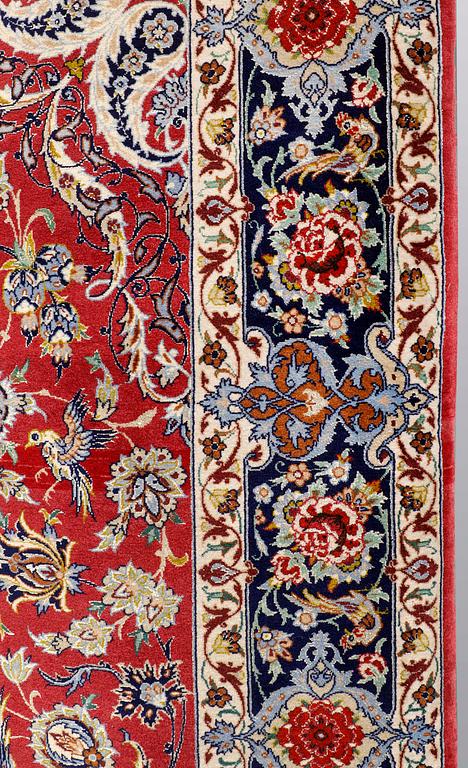 A rug, Figural Esfahan, ca 172 x 110 cm.