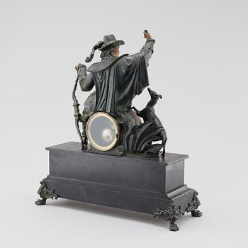 A Breveté table lamp, probably from the 19th century.