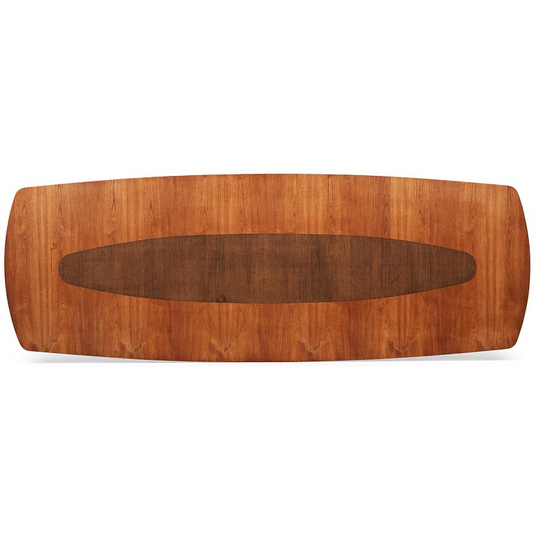 Finn Juhl, a unique conference table by Bovirke, Denmark, 1950's.