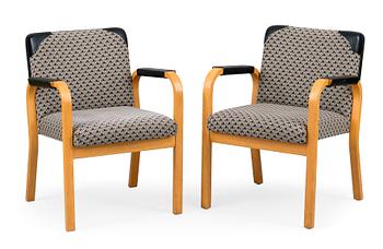 2. Alvar Aalto, A PAIR OF ARMCHAIRS, No 46.