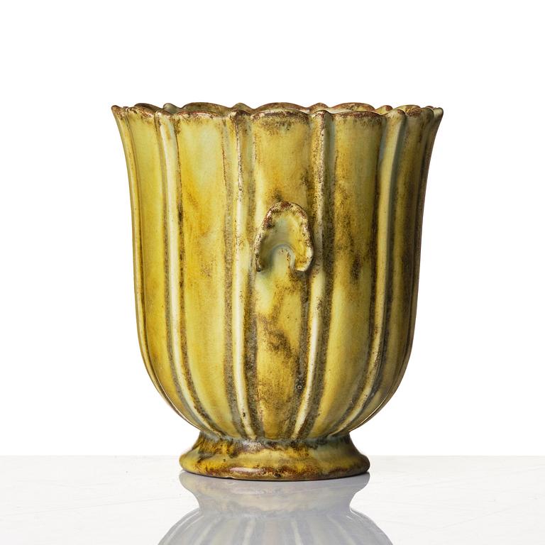 Wilhelm Kåge, a stoneware jar, Gustavsberg 1930.