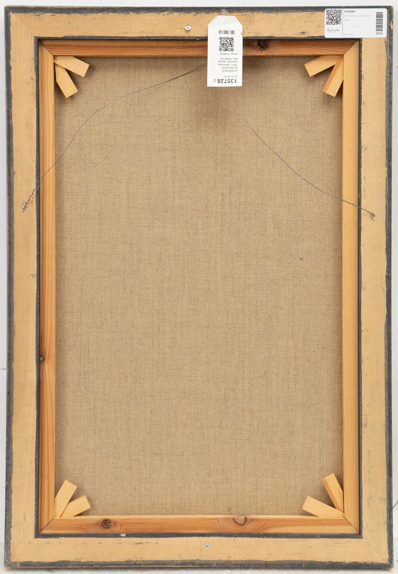 Bo Åke Adamsson, Untitled.