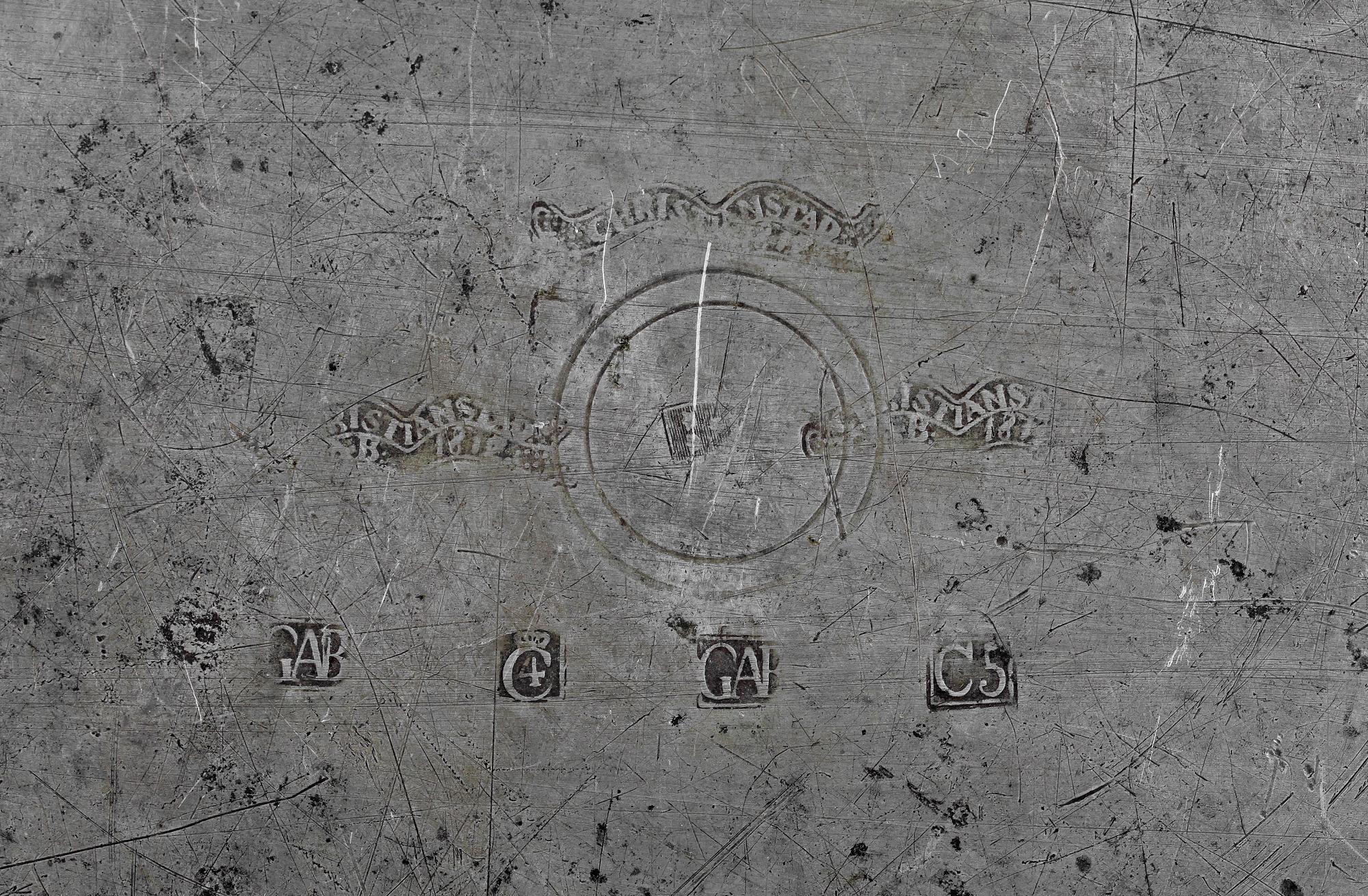 FAT, tenn, Gustaf Adolf Bergman, Kristianstad 1857.